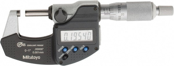 1.0000" Micrometer, 0.000050" accuracy - Mitutoyo 293-330-30