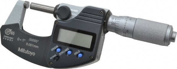 1.0000" Micrometer, 0.000050" accuracy - Mitutoyo 293-335-30