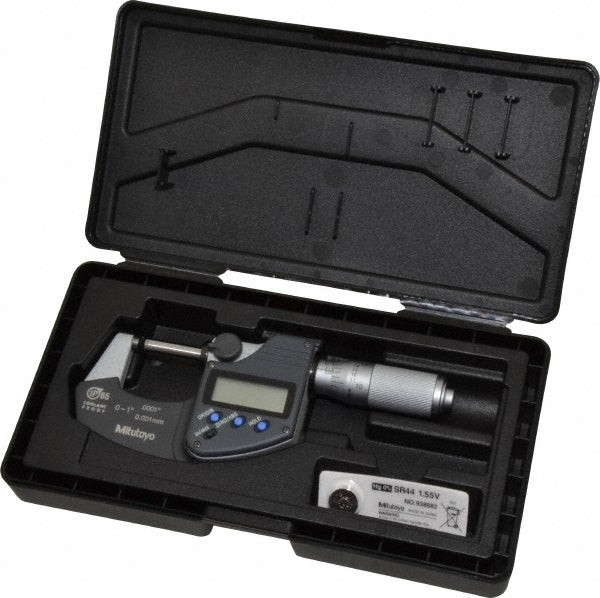 1.0000" Micrometer, 0.000100" accuracy - Mitutoyo 293-349-30