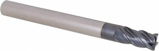 1/4" 4-Flute Solid Carbide Corner Radius End Mill, AlTiN - SGS 36570