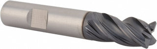 1/2in" 4-Flute Solid Carbide Corner Radius End Mill, AlTiN - SGS 36574