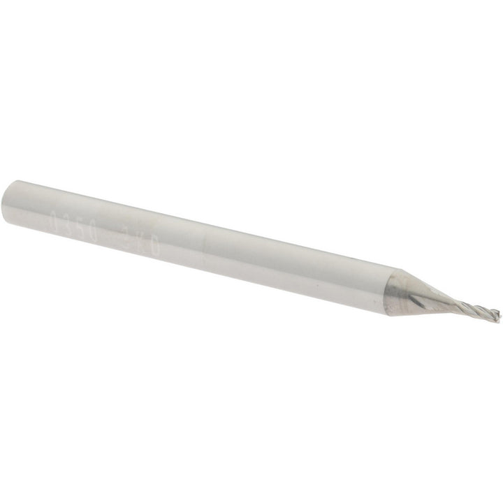 0.0350" 4-Flute Solid Carbide Square End Mill - SGS 00544