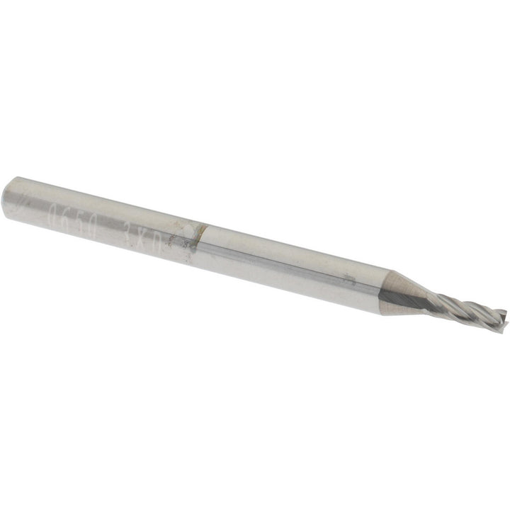 0.0650" 4-Flute Solid Carbide Square End Mill - SGS 00571