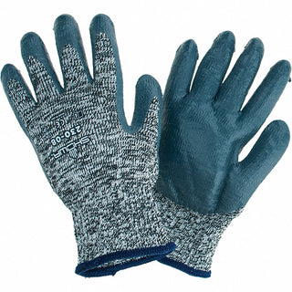 Medium Black; Gray HPPE; Spandex; Polyester Abrasion Resistant Gloves - SHOWA 230-08