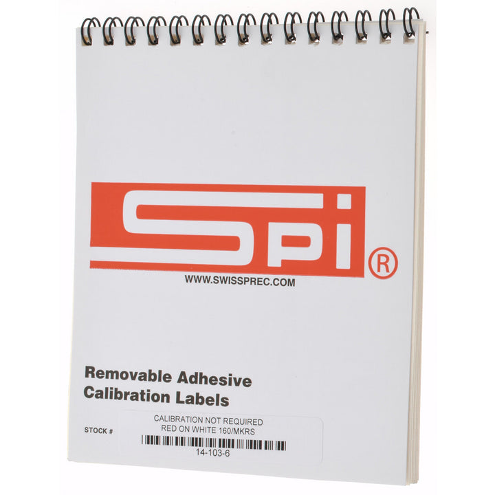 Calibration Not Required Label - SPI 14-103-6