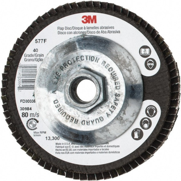 4-1/2" 40-Grit Zirconia Alumina Disc - 3M 7010363154