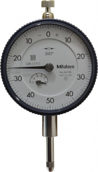0.5000" Dial Indicator, 0.001000" grad - Mitutoyo 2415A