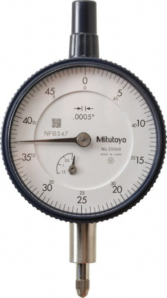 0.1250" Dial Indicator, 0.000500" grad - Mitutoyo 2506A