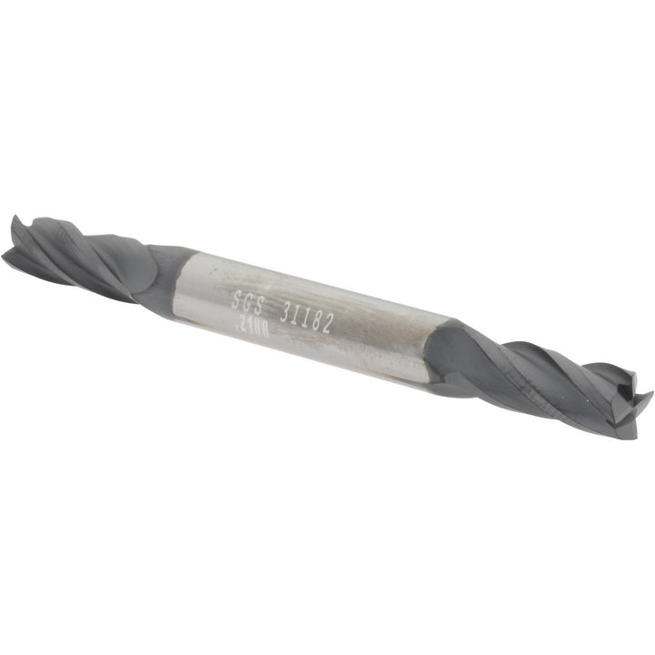 7/32" 4-Flute Solid Carbide Square End Mill, AlTiN - SGS 31182