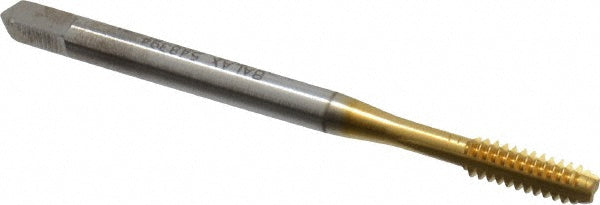 #6-32 UNC Cobalt Machine Tap, TiN - Balax 54005-01T