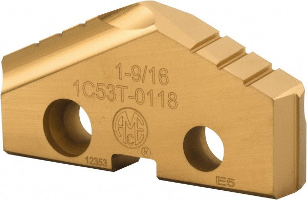 Solid Carbide Insert, Grade C5 (P40), TiN - Allied Machine and Engineering 1C53T-0118