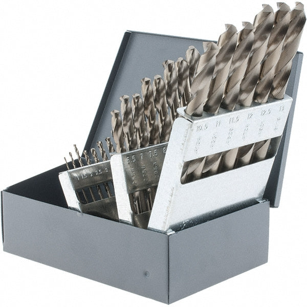 Cobalt Jobber Length Drill Bit, Gold Finish, 135° point - Chicago-Latrobe 54127