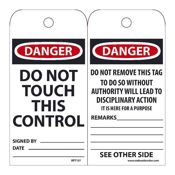 DANGER Tag - AccuformNMC RPT37G