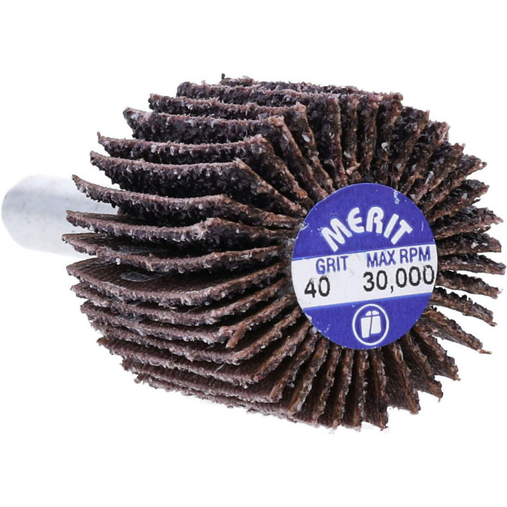 40-Grit Aluminum Oxide Flap Wheel - Merit Abrasives 08834131259