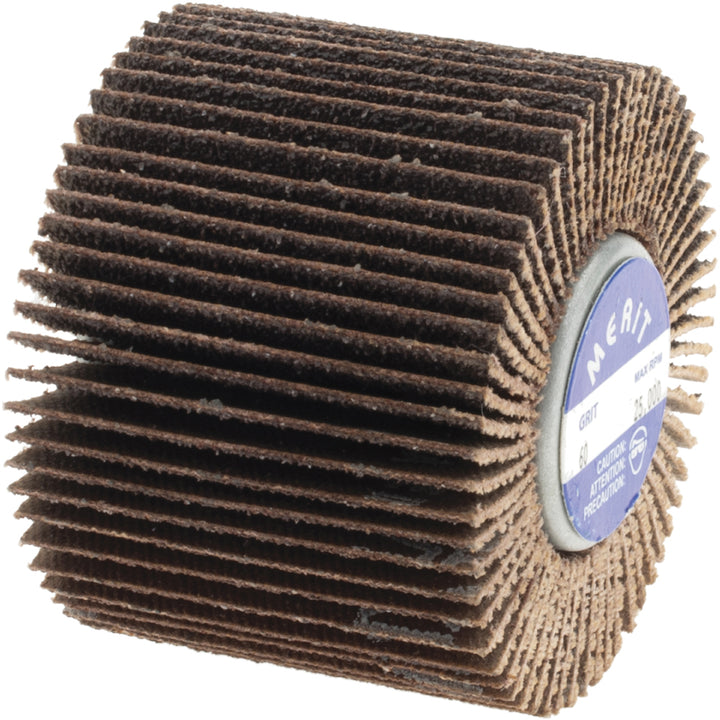 60-Grit Aluminum Oxide Flap Wheel - Merit Abrasives 08834135201