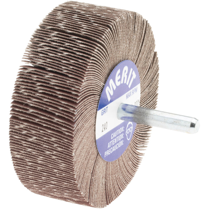 240-Grit Ceramic Alumina Flap Wheel - Merit Abrasives 08834135339
