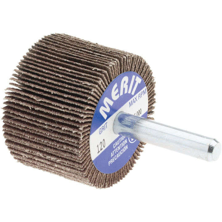 120-Grit Ceramic Alumina Flap Wheel - Merit Abrasives 08834137142