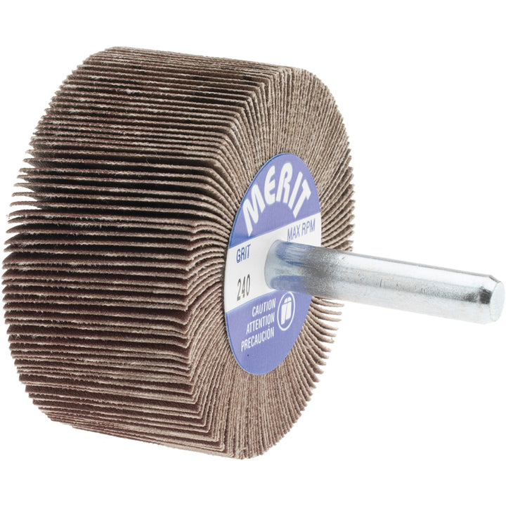 240-Grit Ceramic Alumina Flap Wheel - Merit Abrasives 08834137374