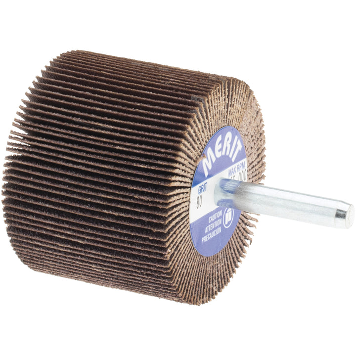 80-Grit Ceramic Alumina Flap Wheel - Merit Abrasives 08834137381