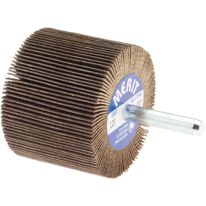 120-Grit Ceramic Alumina Flap Wheel - Merit Abrasives 08834137382