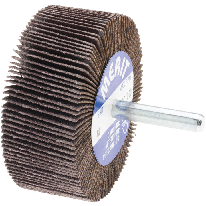 80-Grit Ceramic Alumina Flap Wheel - Merit Abrasives 08834137411