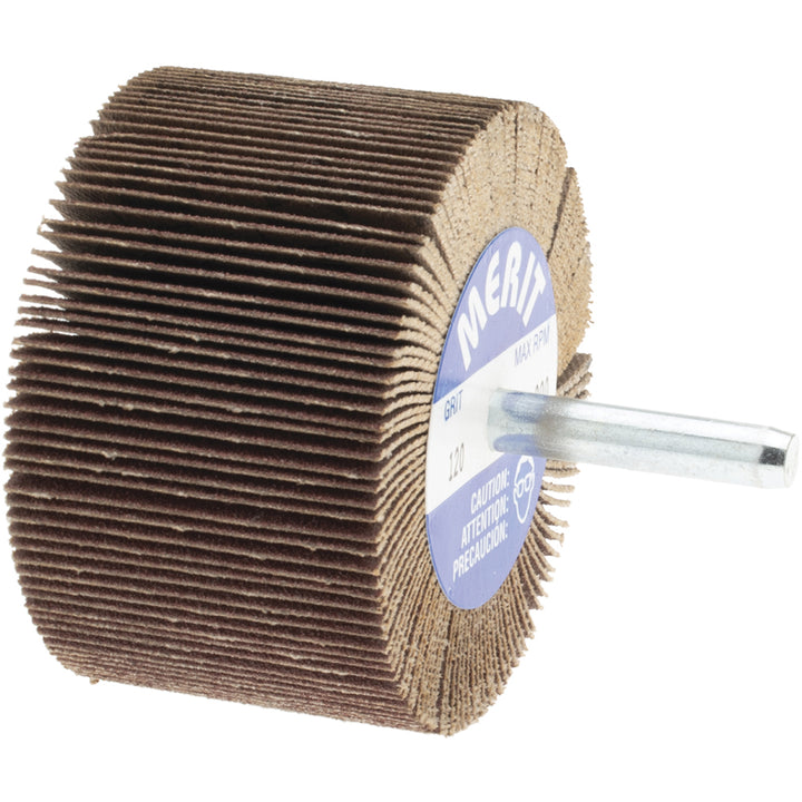 120-Grit Ceramic Alumina Flap Wheel - Merit Abrasives 08834137422