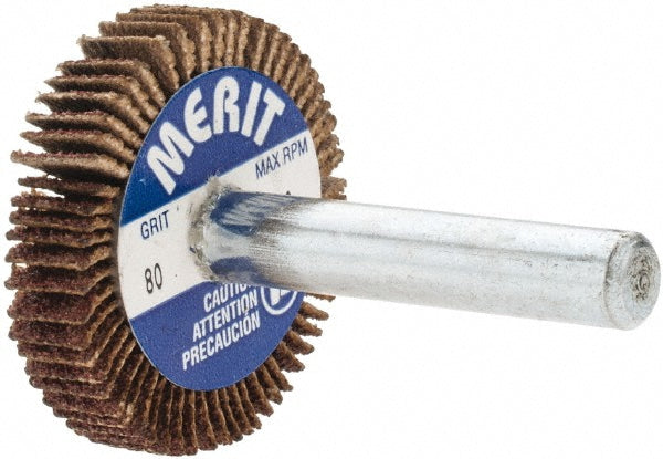 80-Grit Aluminum Oxide Flap Wheel - Merit Abrasives 08834137601