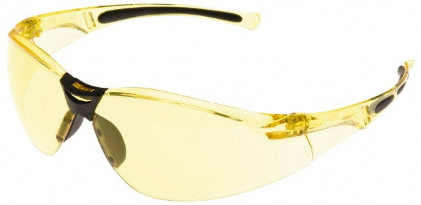 Universal Amber Safety Glasses - North A802