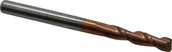 1/8" 2-Flute Solid Carbide Corner Radius End Mill, TiCN - Accupro 12181262
