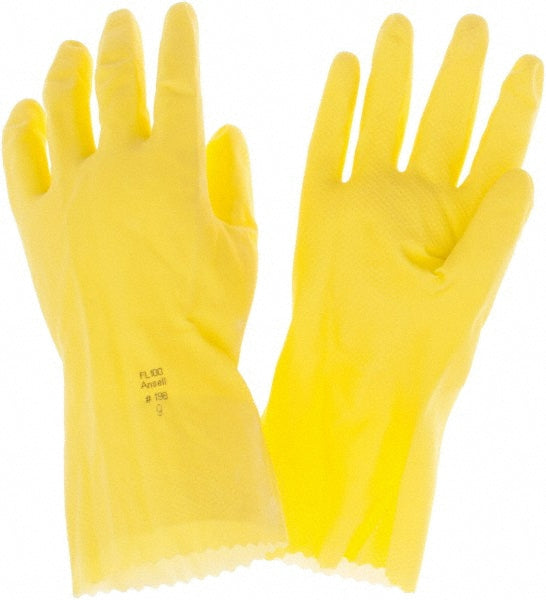Yellow Latex Gloves - Ansell 185751