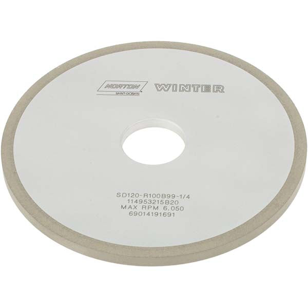6 x 1/4" 120-Grit Diamond Grinding & Cutoff Wheel - Norton 69014191691
