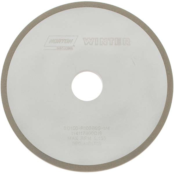 7 x 1/4" 150-Grit Diamond Grinding & Cutoff Wheel - Norton 69014191703