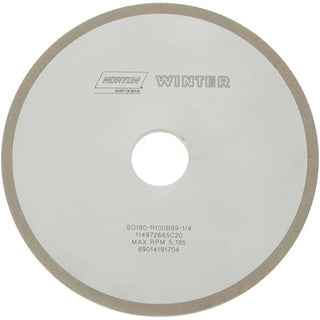 7 x 1/4" 180-Grit Diamond Grinding & Cutoff Wheel - Norton 69014191704