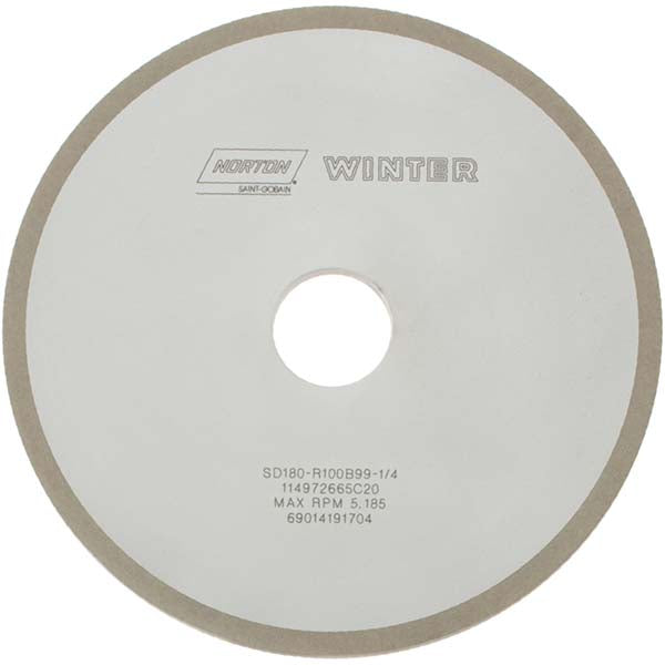 7 x 1/4" 180-Grit Diamond Grinding & Cutoff Wheel - Norton 69014191704