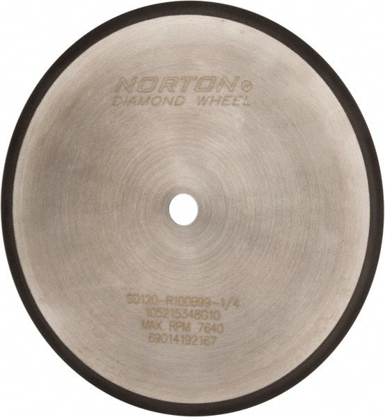 8" 120-Grit Diamond Grinding & Cutoff Wheel - Norton 69014192167