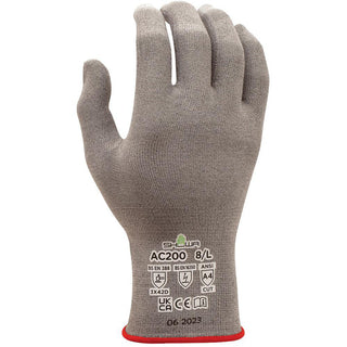 Small Gray HPPE Cut-Resistant Gloves - SHOWA AC200S-06
