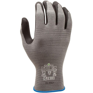 2X-Large Gray Engineered Yarn; Microfiber Cut-Resistant Gloves - SHOWA AC800XXL-10