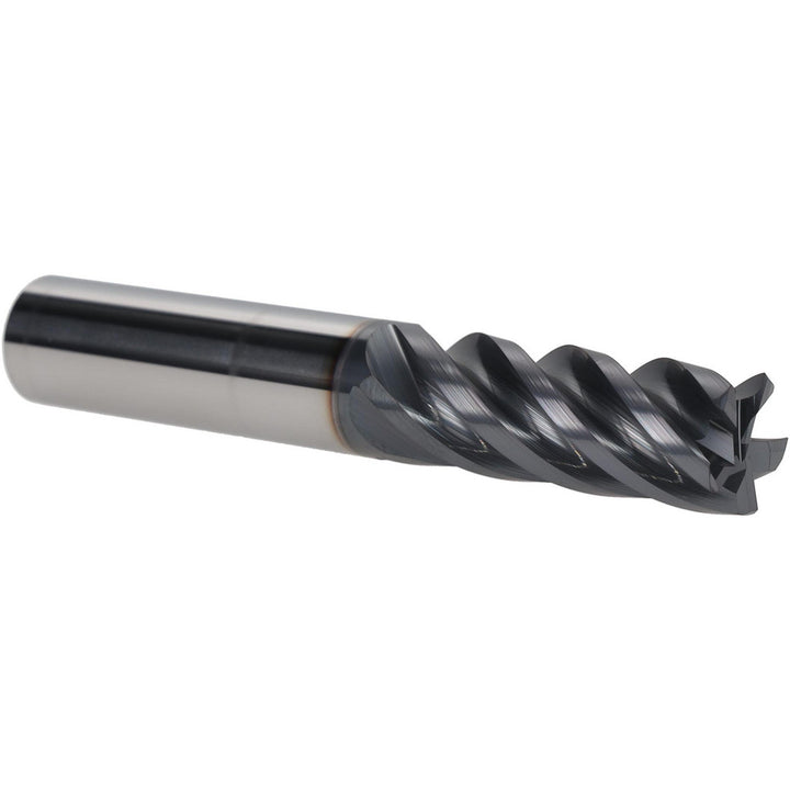 5/8" 5-Flute Solid Carbide Corner Radius & Corner Chamfer End Mill, AlTiN - Iscar 5622531
