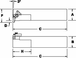 Indexable Threading Toolholders - Tool-Flo 93101208B