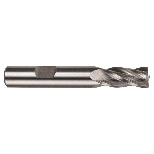 3/8" 4-Flute Cobalt Square End Mill - Hertel E2041024
