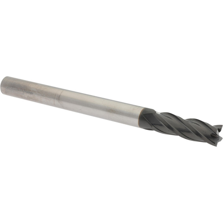 1/2" 4-Flute Solid Carbide Square End Mill, TiCN - Hertel 750300