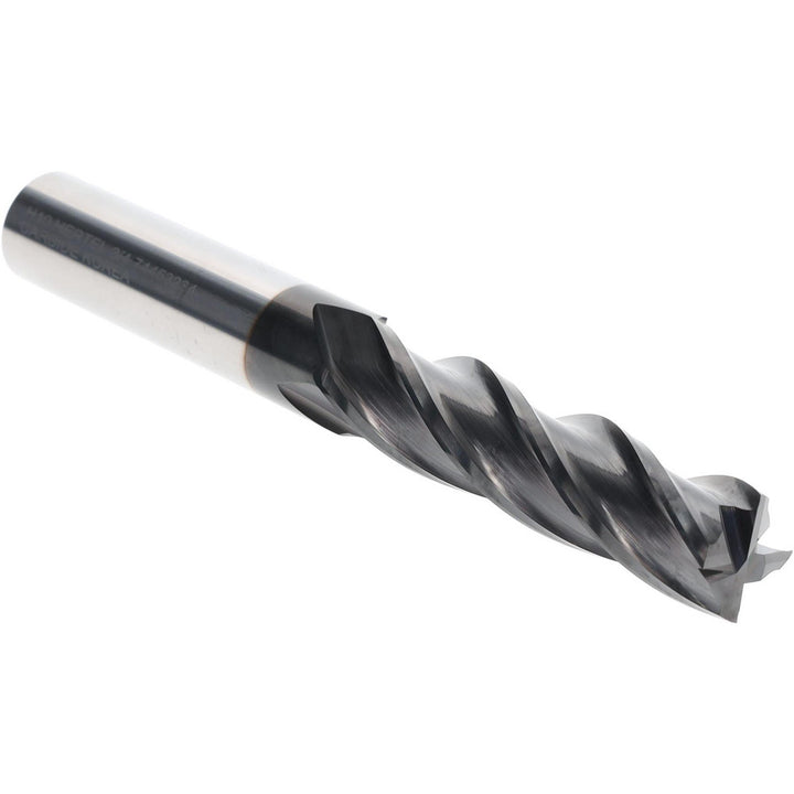 3/4" 4-Flute Solid Carbide Square End Mill, TiCN - Hertel 750229