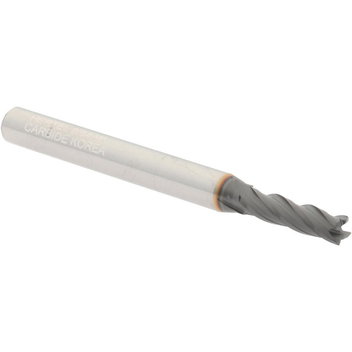 9/64" 4-Flute Solid Carbide Square End Mill, TiCN - Hertel 750680