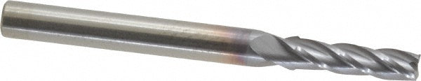 5/32" 4-Flute Solid Carbide Square End Mill, TiCN - Hertel 750587