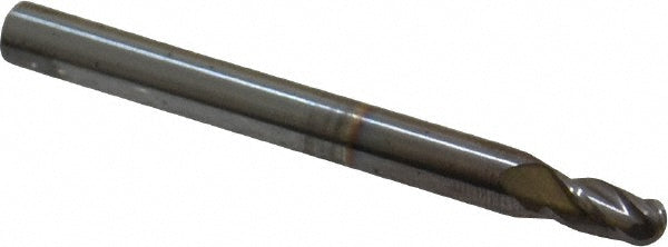 5/32" 4-Flute Solid Carbide Ball End Mill, TiCN - Hertel EG99924519