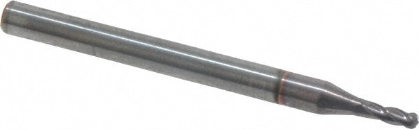 1/16" 4-Flute Solid Carbide Ball End Mill, TiCN - Hertel EG99924513