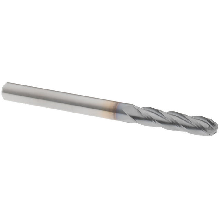 1/8" 4-Flute Solid Carbide Ball End Mill, TiCN - Hertel EG250008