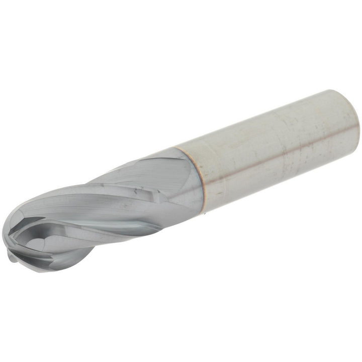 5/8" 4-Flute Solid Carbide Ball End Mill, TiCN - Hertel EG250040