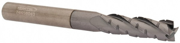 0.3125" 4-Flute Solid Carbide Roughing End Mill, TiCN - Hertel C430L3125-C4
