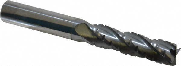 0.5" 4-Flute Solid Carbide Roughing End Mill, TiCN - Hertel C430L5000-C4
